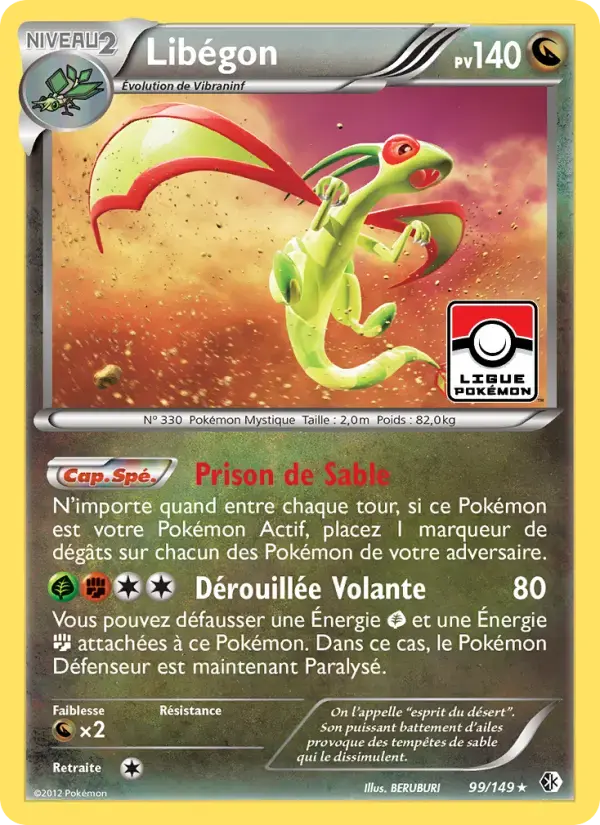 Carte Pokémon Libégon #99 — Frontières Franchies