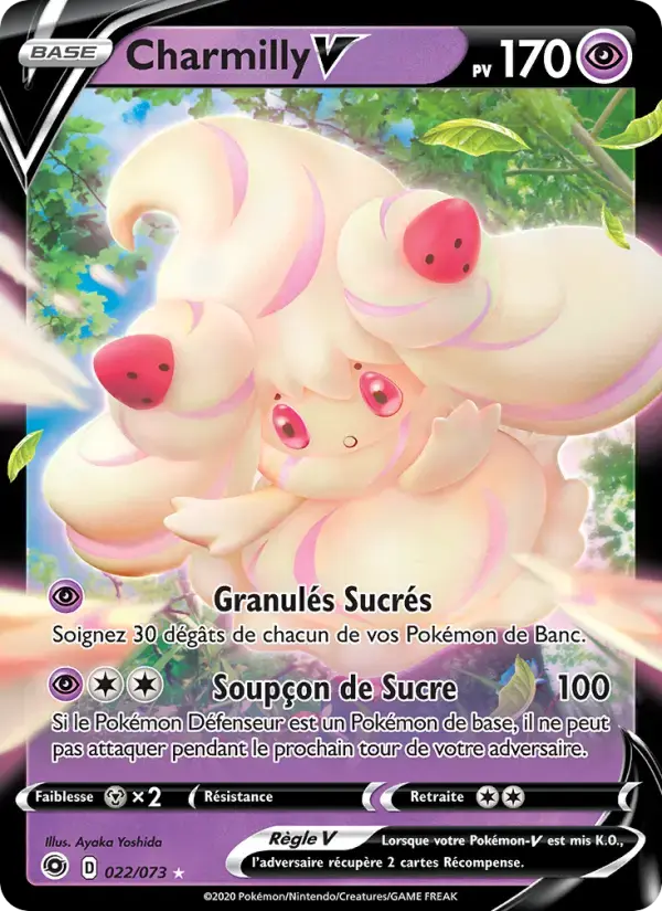 Carte Pokémon Charmilly V #22 — La Voie du Maître