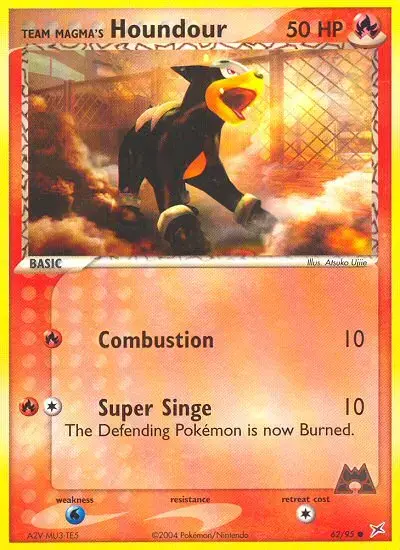 Team Magma's Houndour #62 — Team Magma vs Team Aqua