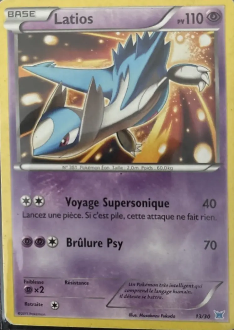 Carte Pokémon Latios #13 — Kit du Dresseur XY (Latios)