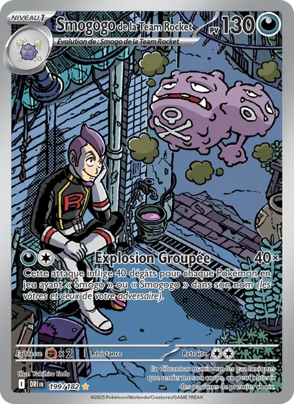 Carte Pokémon Smogogo de la Team Rocket #199 — Rivalités Destinées