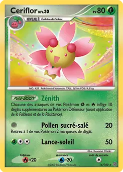 Carte Pokémon Ceriflor #14 — Tempête