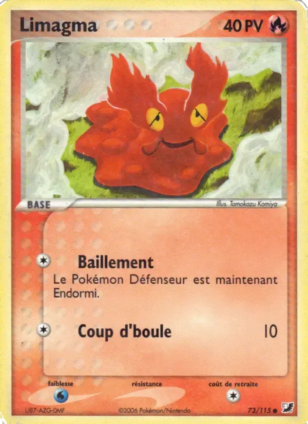 Carte Pokémon Limagma #73 — Forces Cachées