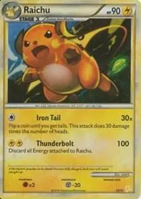 Raichu #30 — HS Trainer Kit (Raichu)