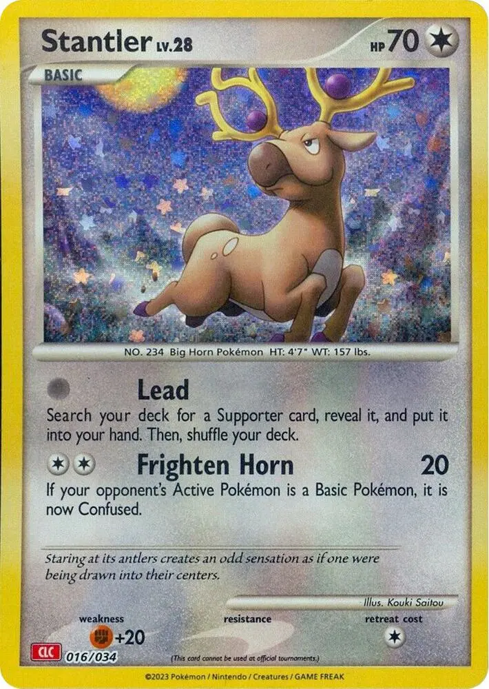Carte Pokémon Stantler #016 — Deck Dracaufeu & Ho-Oh-ex