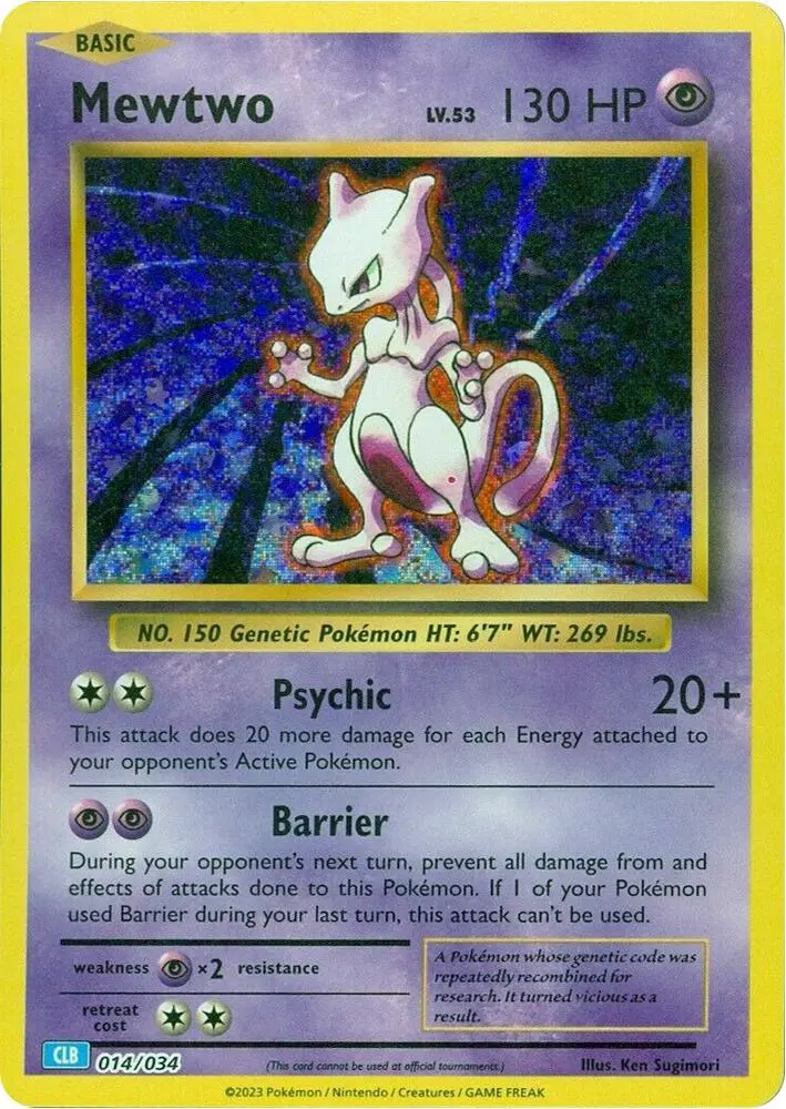 Carte Pokémon Mewtwo #014 — Deck Tortank & Suicune-ex
