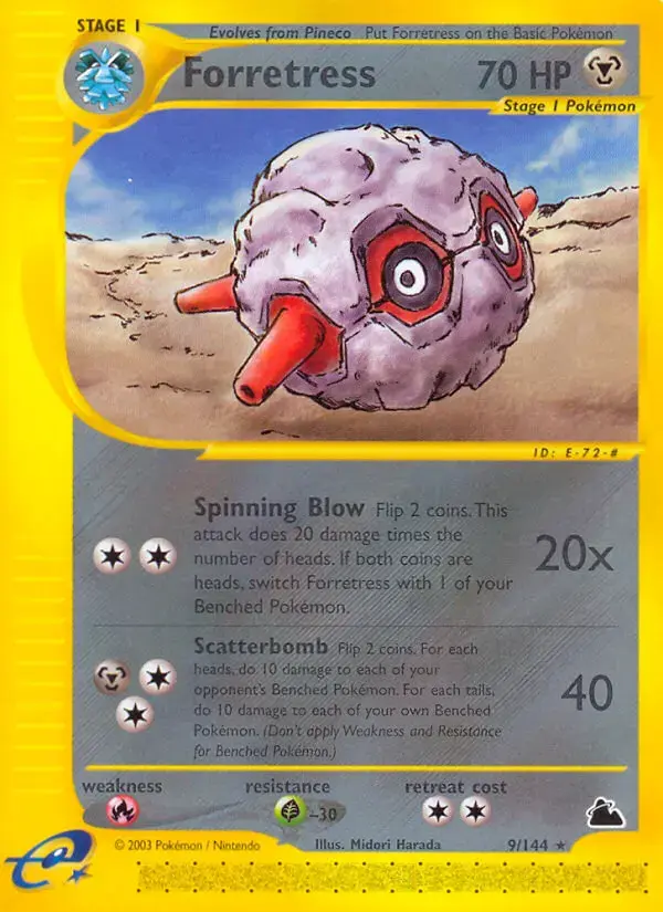 Carte Pokémon Foretress #9 — Skyridge