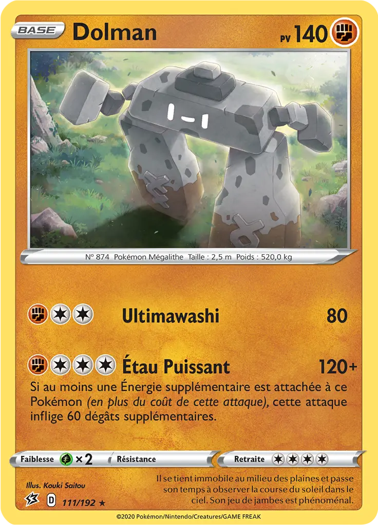 Carte Pokémon Dolman #111 Non Holo — Clash des Rebelles