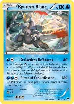 Carte Pokémon Kyurem Blanc #021 Non Holo — Impact des Destins