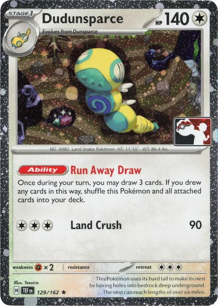 Carte Pokémon Deusolourdo #129/162 S7 — Play! Pokémon Prize Pack Series