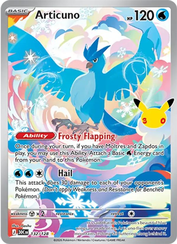 Articuno #132 — 30th Celebration