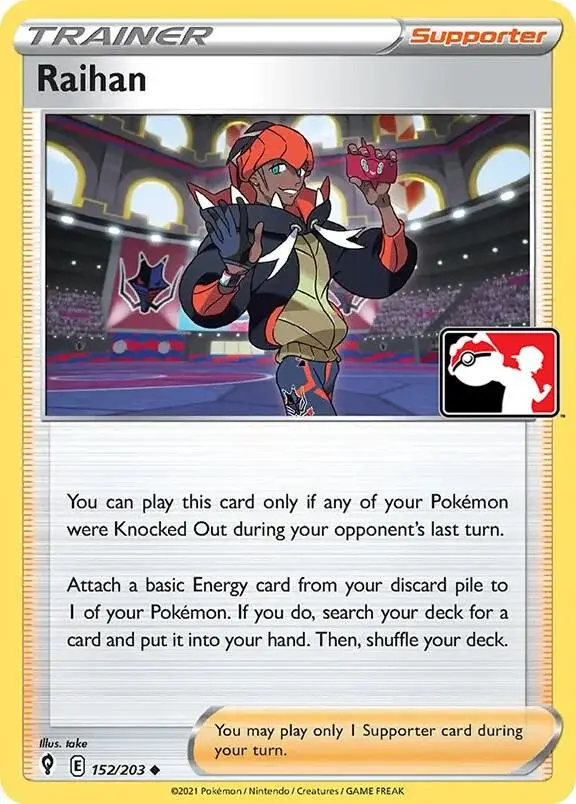 Raihan #152/203 S1 — Play! Pokémon Prize Pack Series