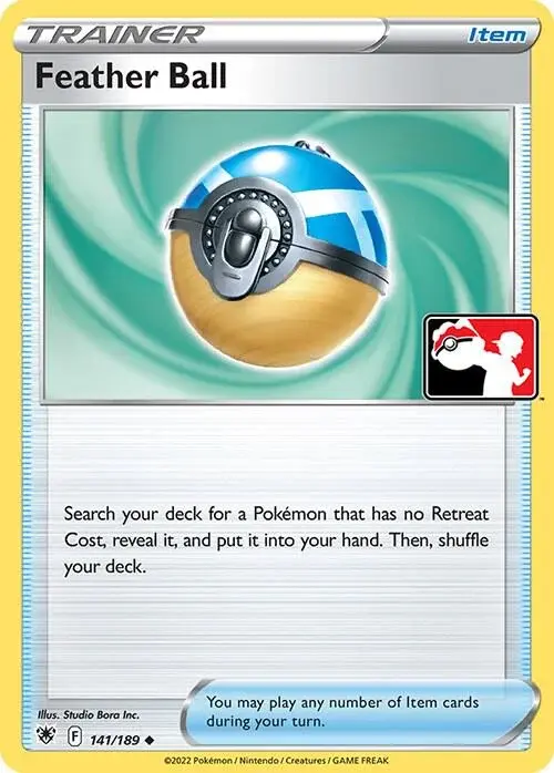 Feather Ball #141/189 S3 — Play! Pokémon Prize Pack Series