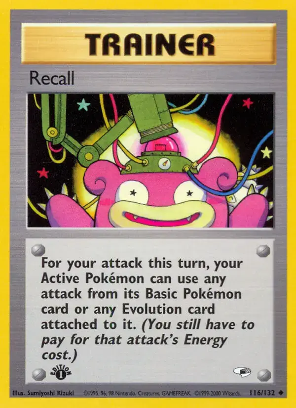 Carte Pokémon Recall #116 — Gym Heroes