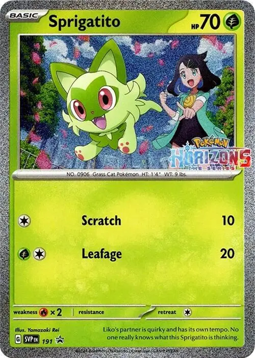 Carte Pokémon Poussacha #191 Stamp — Promos Écarlate et Violet