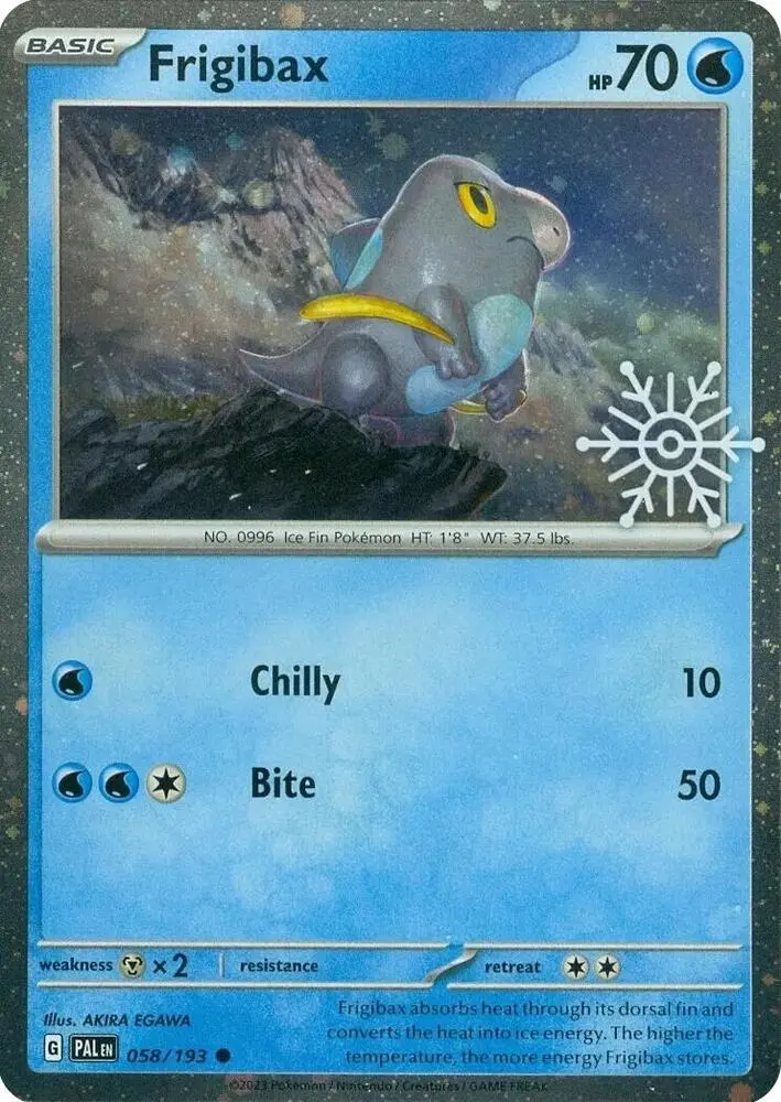 Carte Pokémon Frigodo #058 Stamp — Évolutions à Paldea