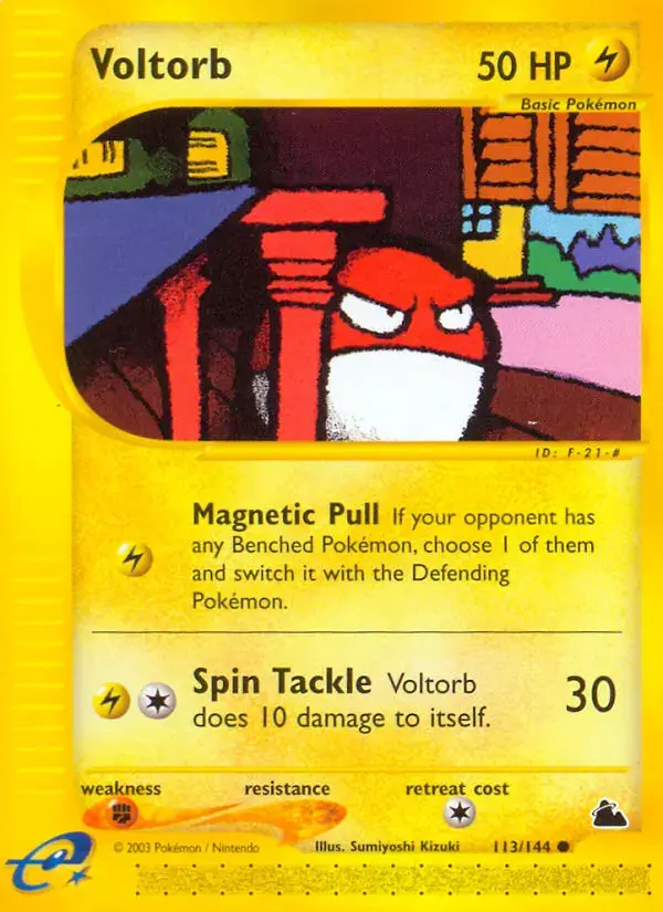 Carte Pokémon Voltorb #113 — Skyridge