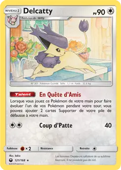 Carte Pokémon Delcatty #121 Non Holo — Tempête Céleste