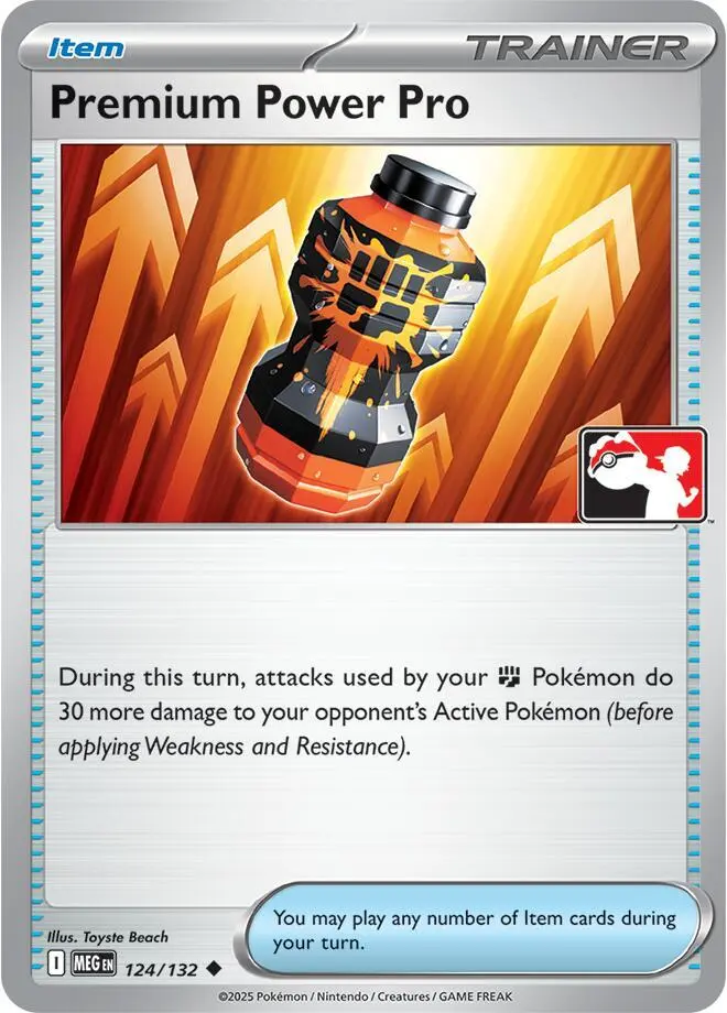 Premium Power Pro #124/132 S9 — Play! Pokémon Prize Pack Series
