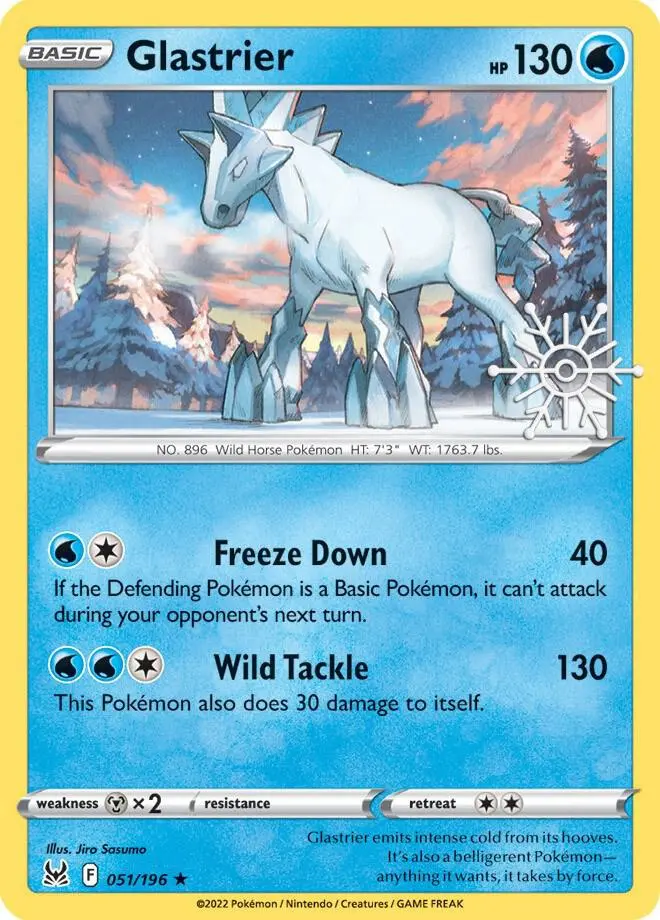 Carte Pokémon Blizzeval #051 Stamp — Origine Perdue