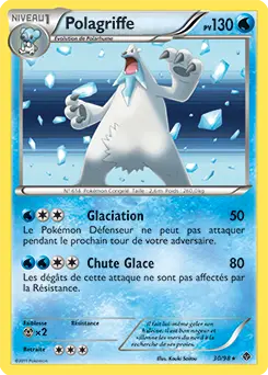 Carte Pokémon Polagriffe #030 Cracked Ice — Pouvoirs Émergents