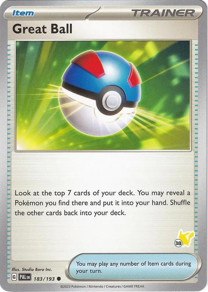 Great Ball #Pikachu 38 — Battle Academy 2024