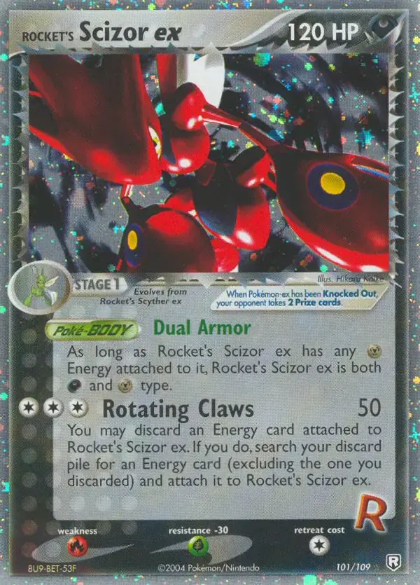 Carte Pokémon Rocket's Cizayox ex #101 — EX Team Rocket Returns