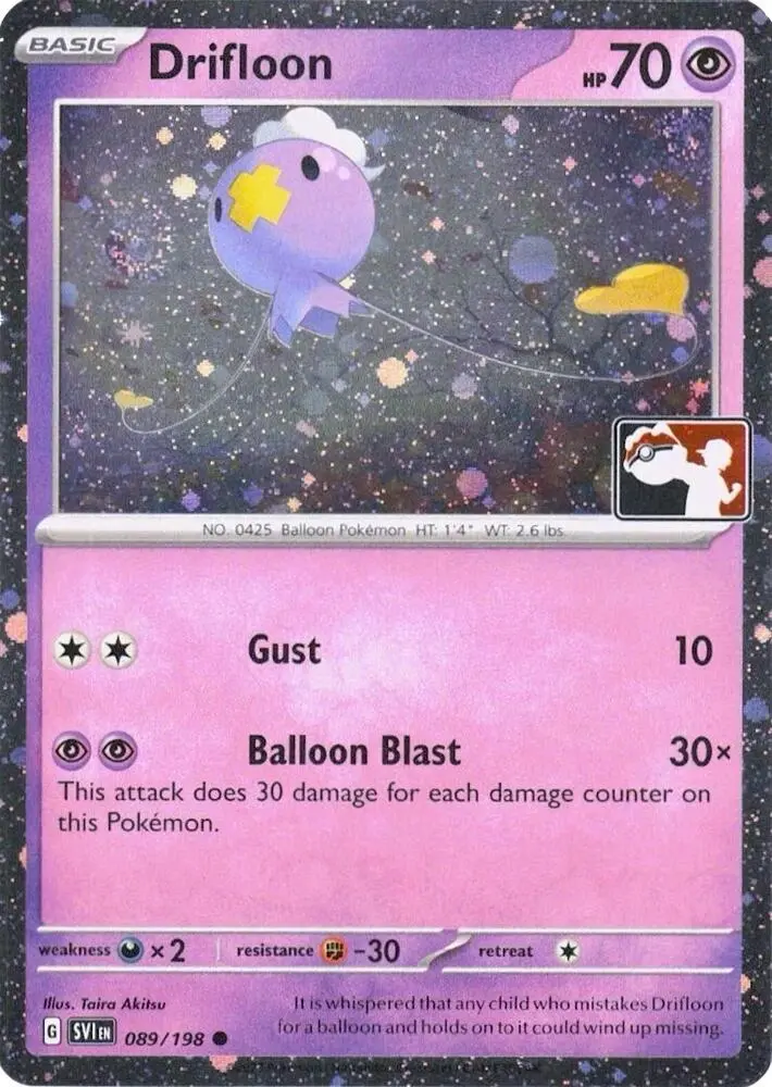 Drifloon #089/198 S4 — Play! Pokémon Prize Pack Series