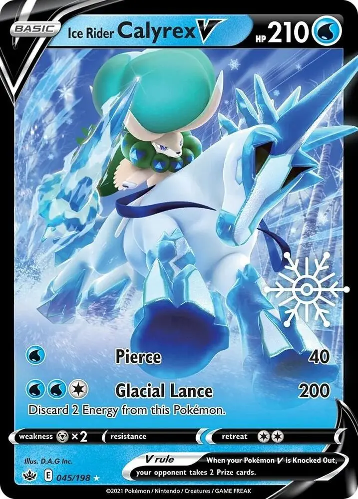 Carte Pokémon Sylveroy Cavalier du Froid V #045 Stamp — Règne de Glace