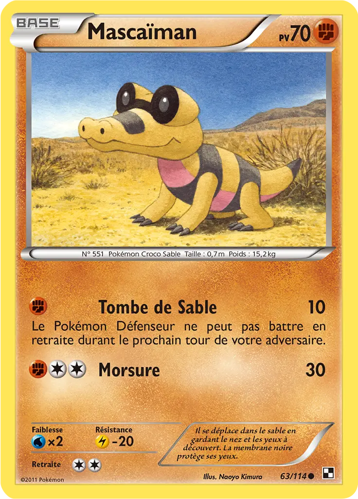 Carte Pokémon Mascaïman #063 Cracked Ice — Noir et Blanc