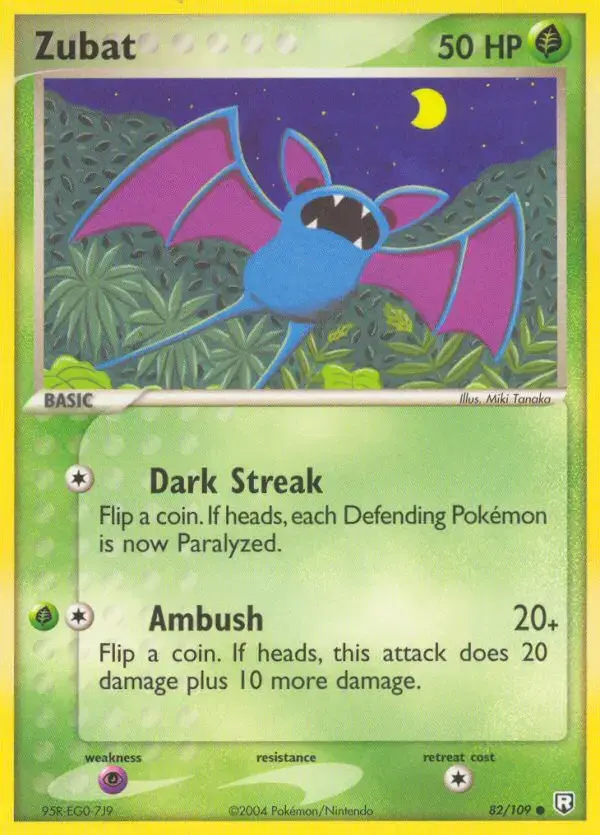 Carte Pokémon Nosferapti #82 — EX Team Rocket Returns