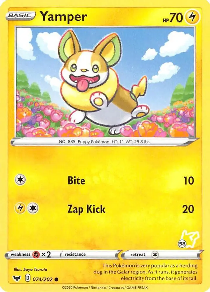 Carte Pokémon Voltoutou #Pikachu 58 — Académie de Combat 2022