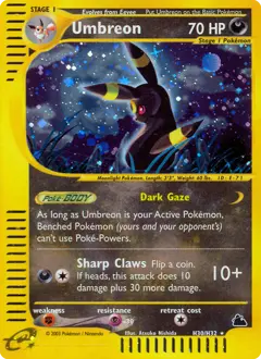 Carte Pokémon Noctali #H30 — Skyridge