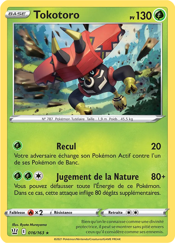 Carte Pokémon Tokotoro #016 Non Holo — Styles de Combat