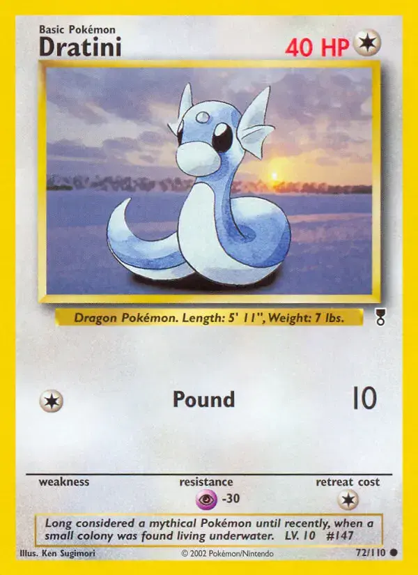Carte Pokémon Minidraco #72 — Legendary Collection