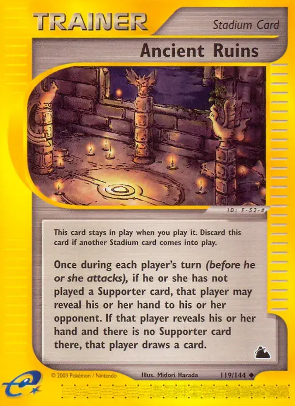 Carte Pokémon Ancient Ruins #119 — Skyridge