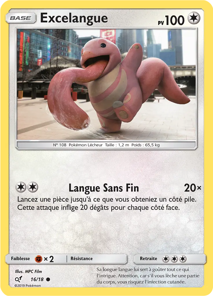 Carte Pokémon Excelangue #16 — Détective Pikachu