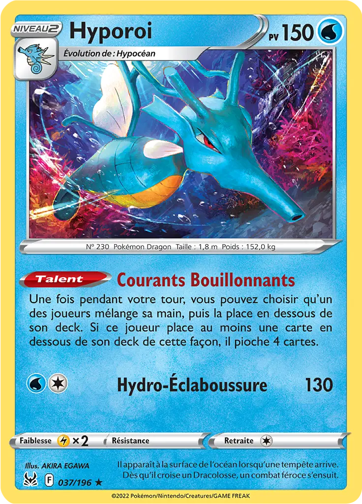 Carte Pokémon Hyporoi #037 Non Holo — Origine Perdue