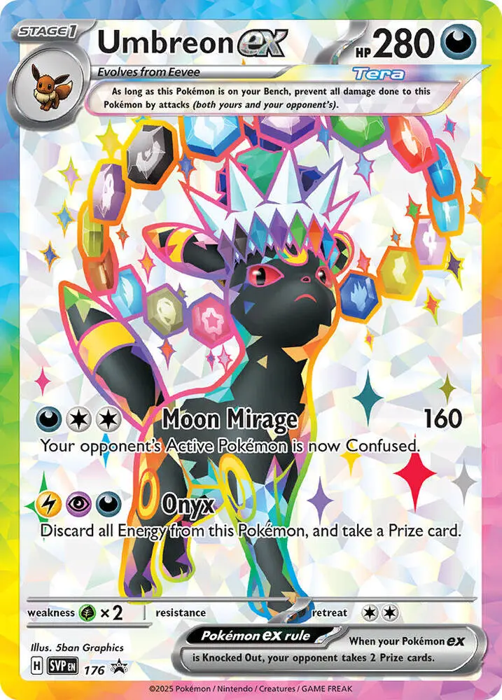 Carte Pokémon Noctali-ex #176 — Promos Écarlate et Violet