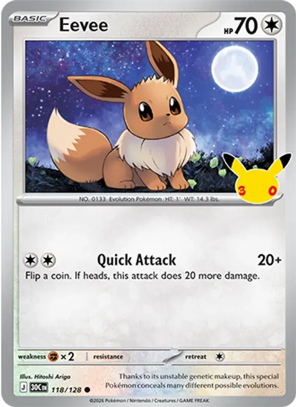 Eevee #118 — 30th Celebration