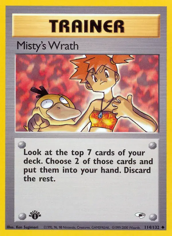 Carte Pokémon Misty's Wrath #114 — Gym Heroes