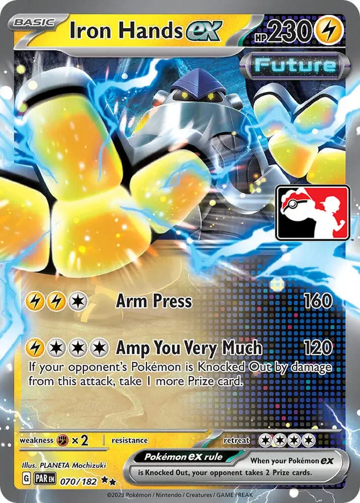 Iron Hands ex #070/182 S6 — Play! Pokémon Prize Pack Series