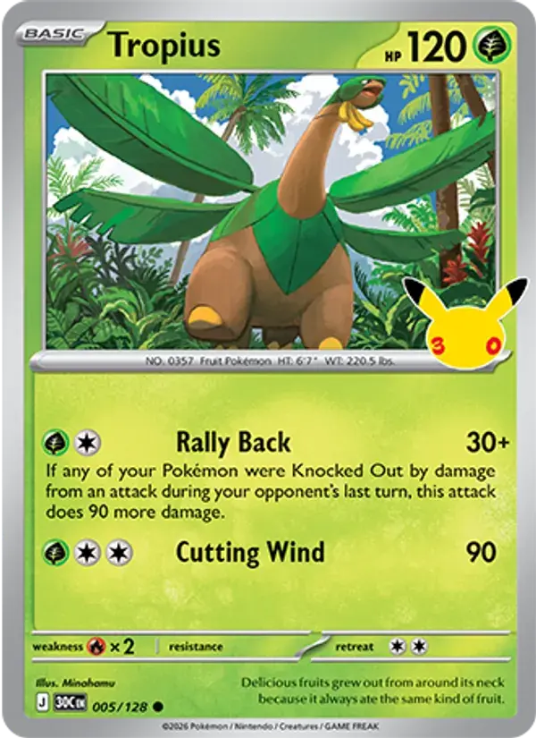 Tropius #005 — 30th Celebration