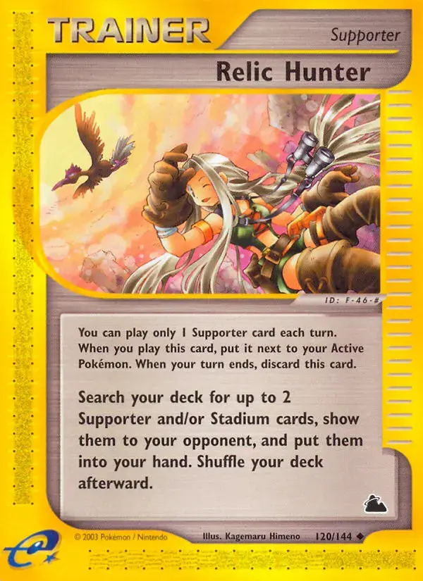 Carte Pokémon Relic Hunter #120 — Skyridge