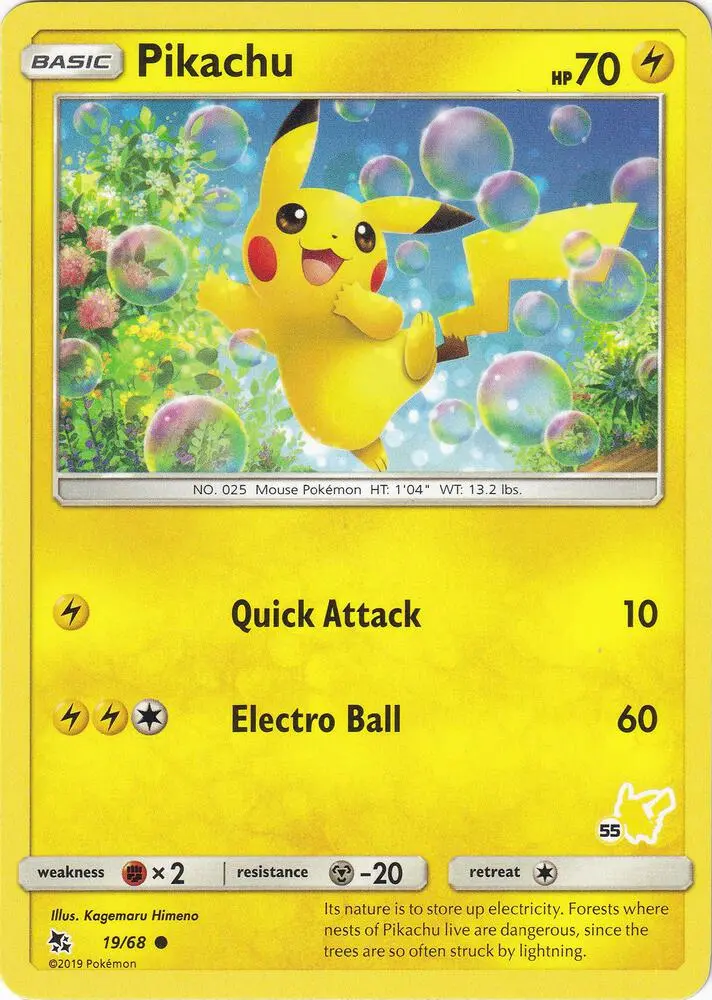 Carte Pokémon Pikachu #Pikachu 55 — Académie de Combat 2020