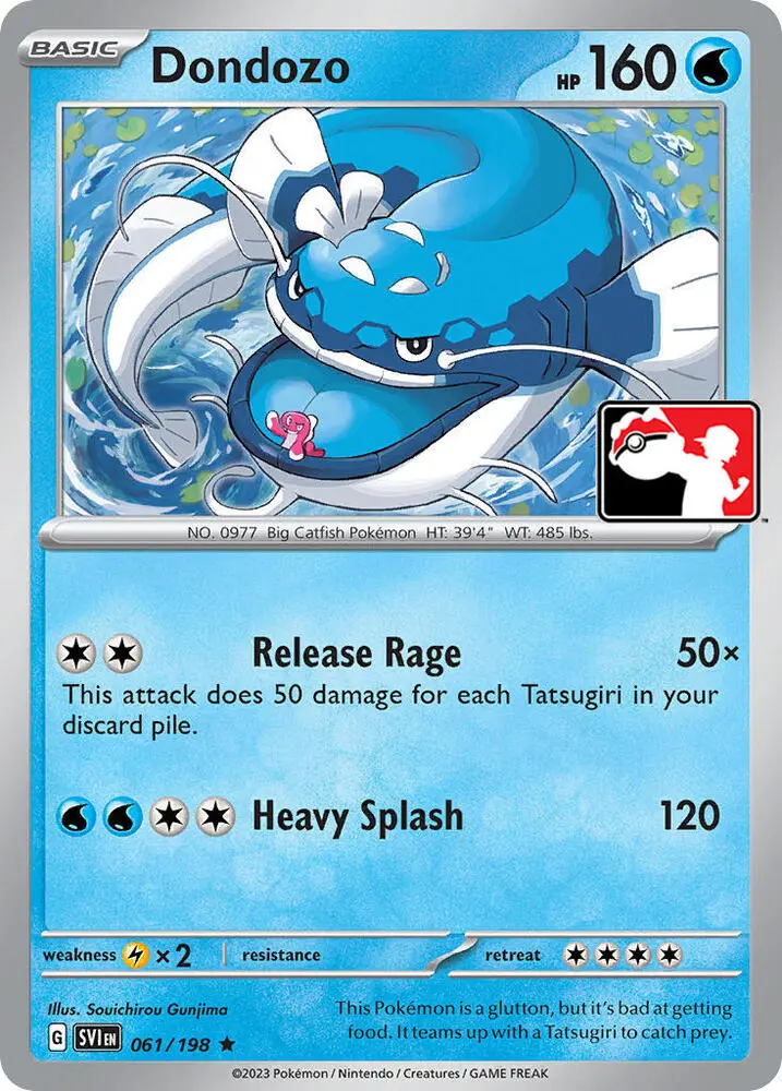 Dondozo #061/198 S3 — Play! Pokémon Prize Pack Series