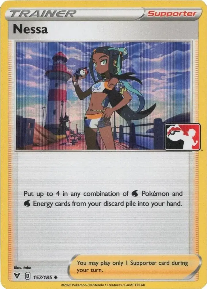 Nessa #157/185 S1 — Play! Pokémon Prize Pack Series