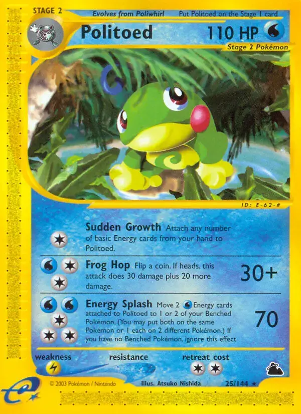 Carte Pokémon Tarpaud #25 — Skyridge