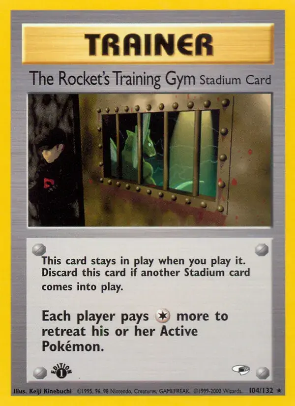 Carte Pokémon The Rocket's Training Gym #104 — Gym Heroes