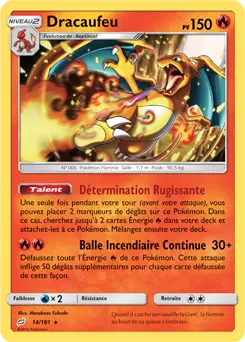 Carte Pokémon Dracaufeu #014 Cosmos — Duo de Choc